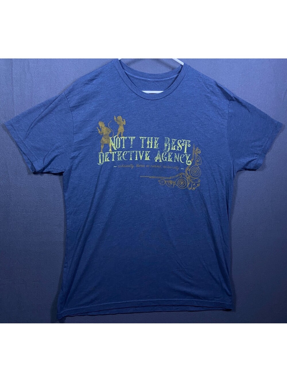 Critical Role Nott the Best Detective Agency T-shirt Men's Dark Gray XL Jester